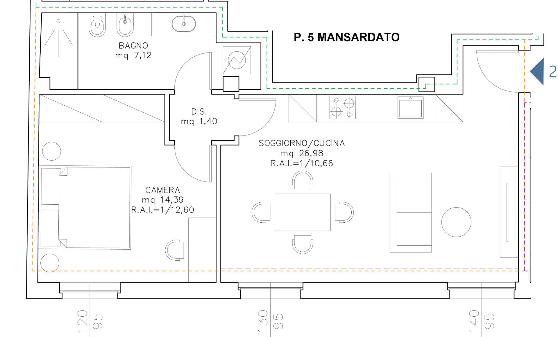 Immagine 8 di Appartamento in vendita  in Viale Cristoforo Colombo 89 a Verona