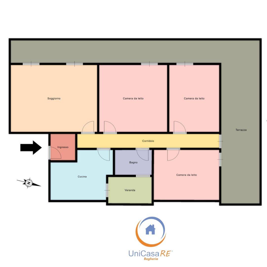 Immagine 31 di Appartamento in vendita  in Via Consolare 276 a Bagheria