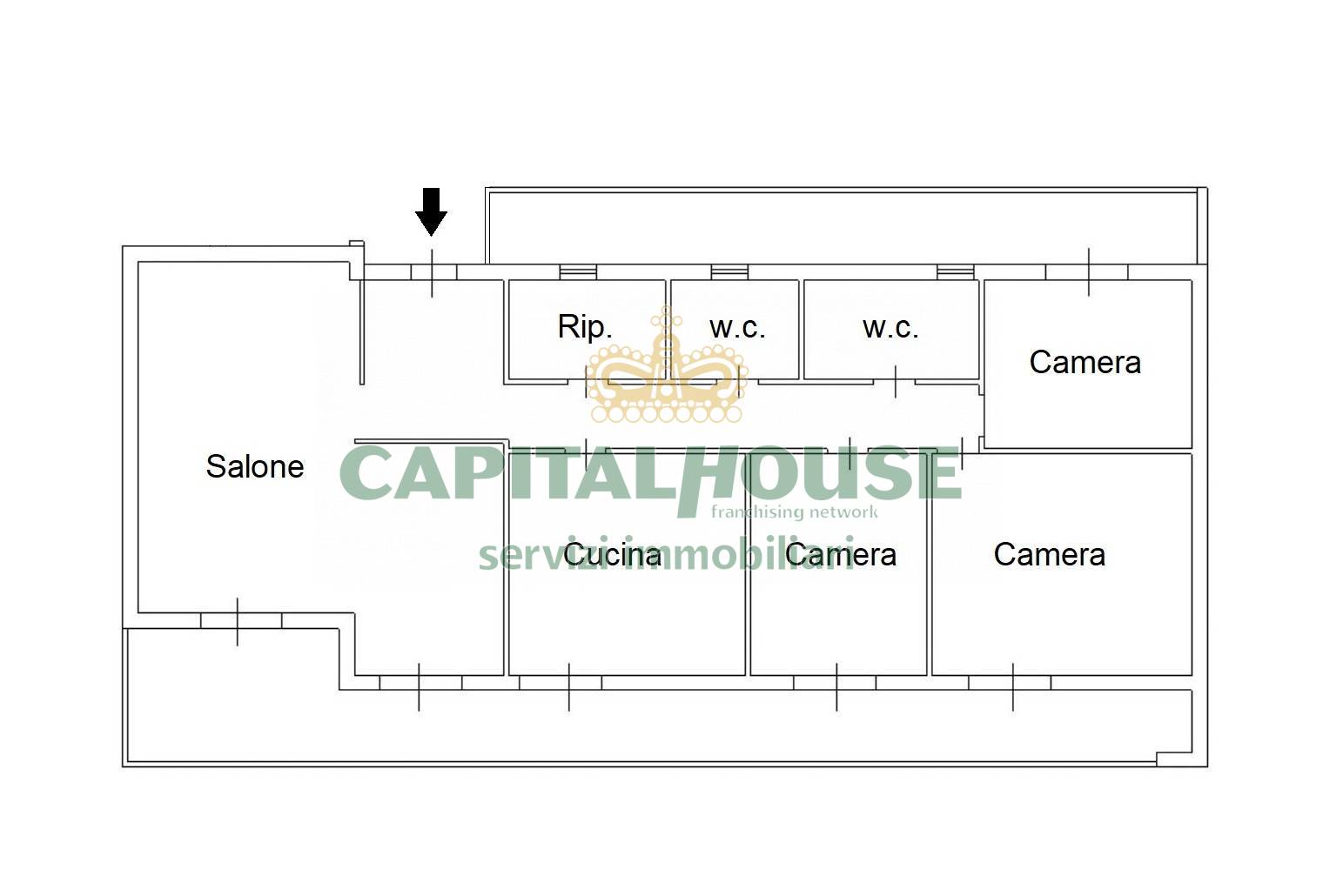 Immagine 25 di Appartamento in affitto  in Via Pirandello a Capodrise