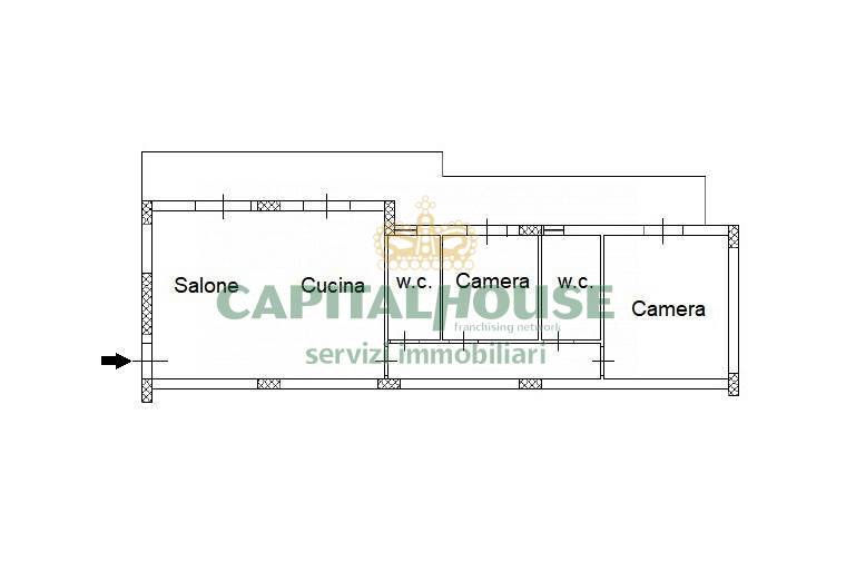 Immagine 21 di Appartamento in vendita  in Via Patturelli a Capodrise