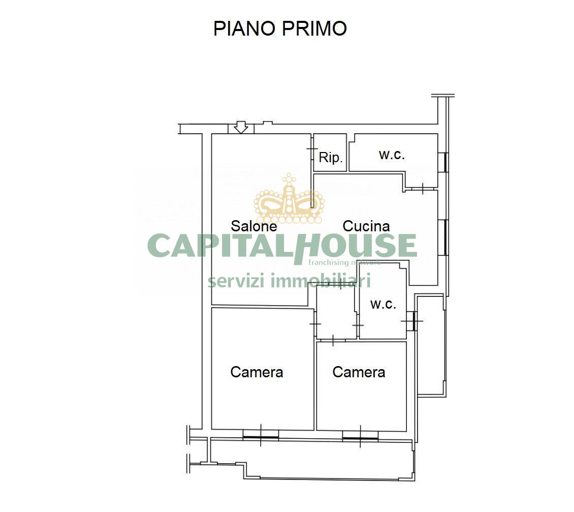 Immagine 15 di Appartamento in vendita  in Via Einaudi a Capodrise