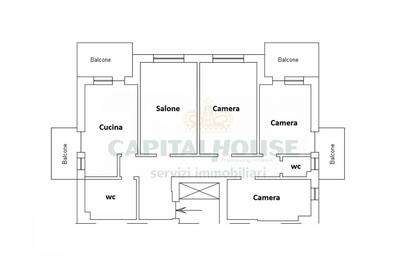 Immagine 39 di Appartamento in vendita  in Via Luigi Einaudi a Capodrise
