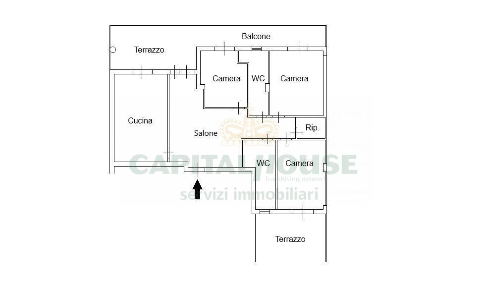 Immagine 47 di Appartamento in vendita  in Via Dei Funai a Capodrise