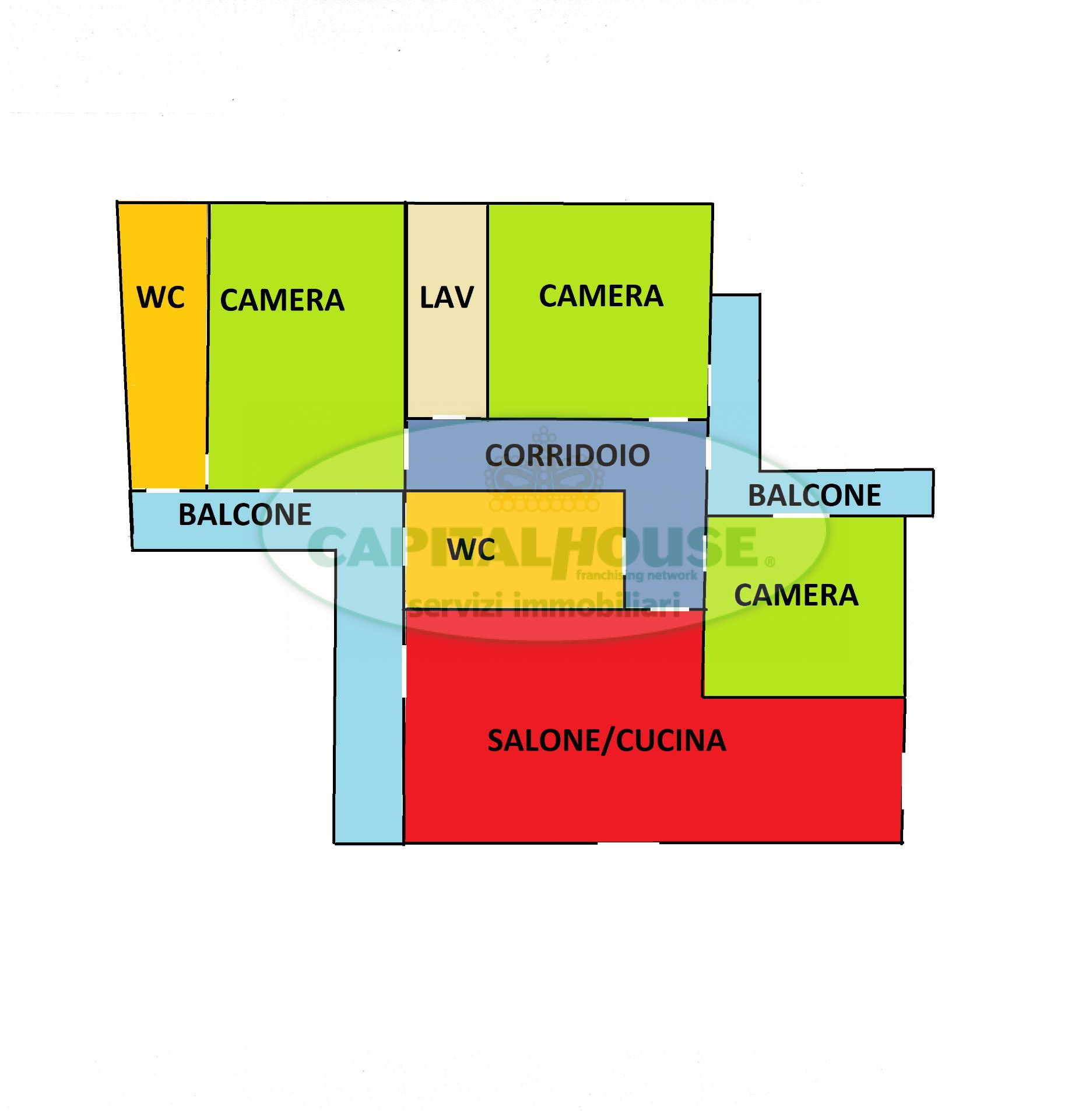 Immagine 13 di Appartamento in affitto  in via ragni a Cercola