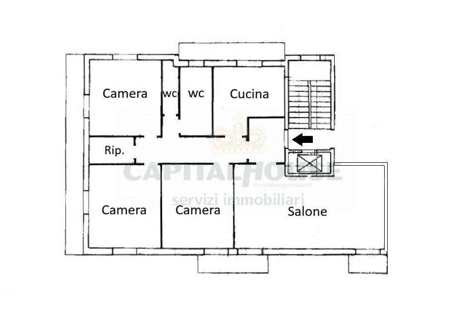 Immagine 28 di Appartamento in vendita  in Via Archimede a Capodrise