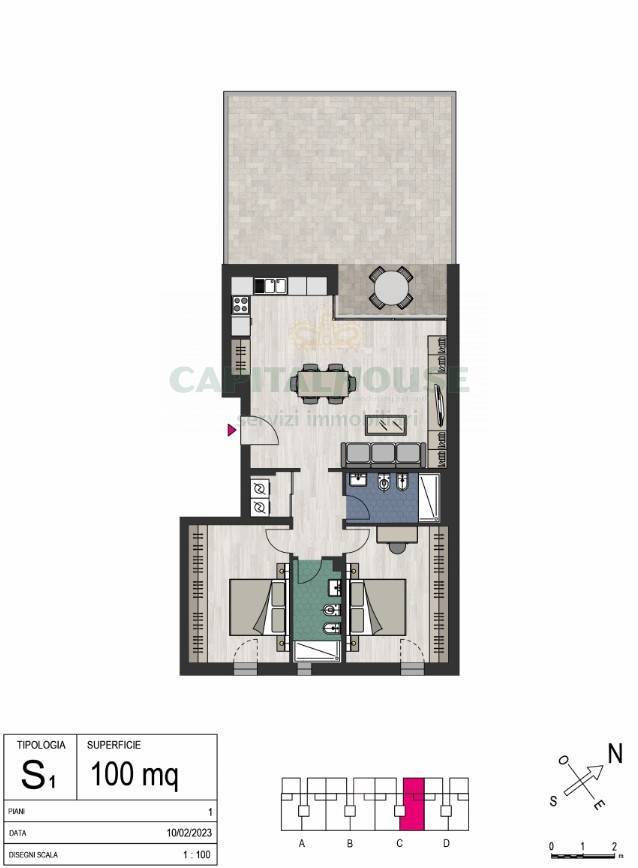 Immagine 17 di Appartamento in vendita  in via umberto Terracini a Bologna