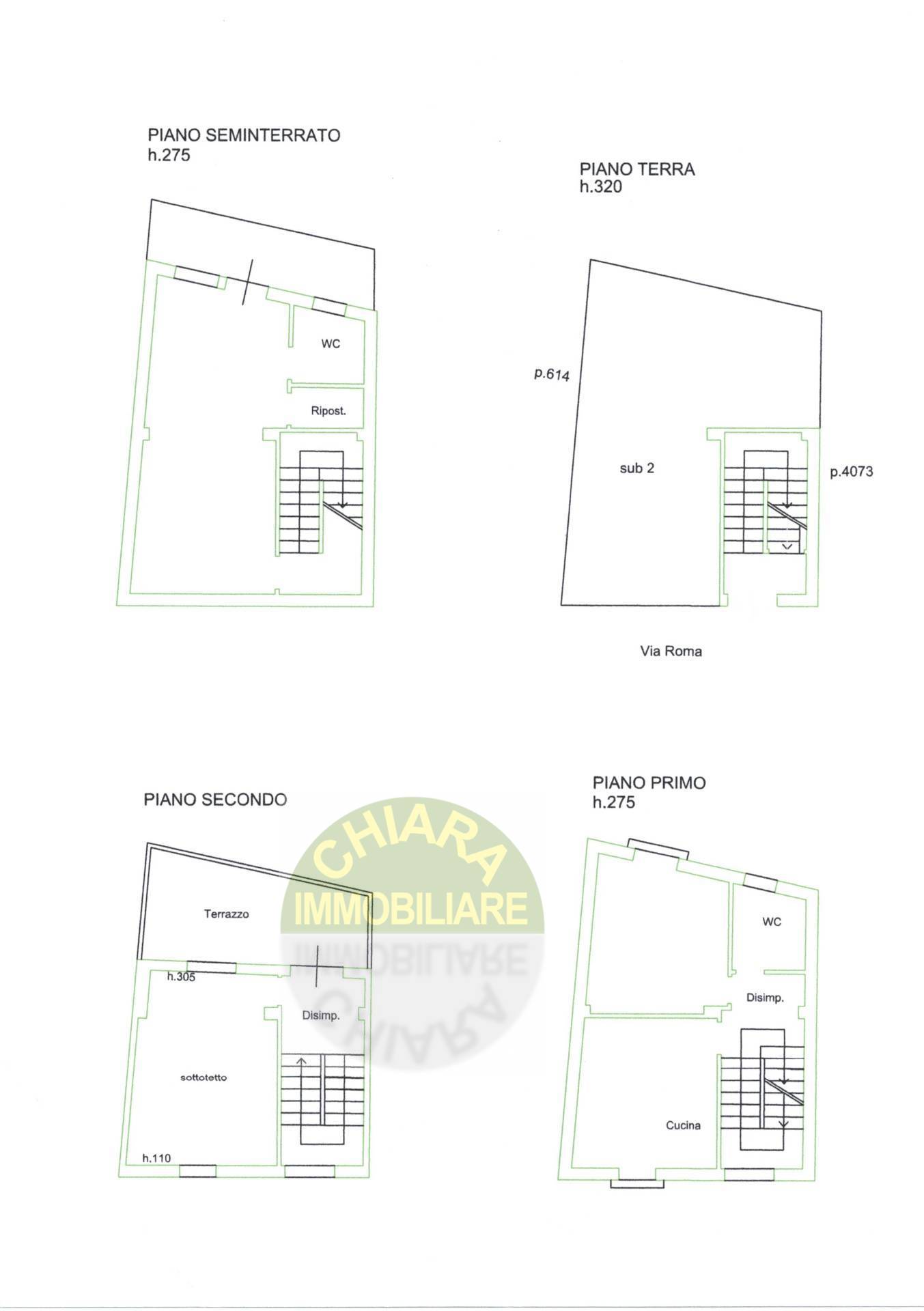 Immagine 31 di Casa semindipendente in vendita  in via Roma 11 a Carunchio