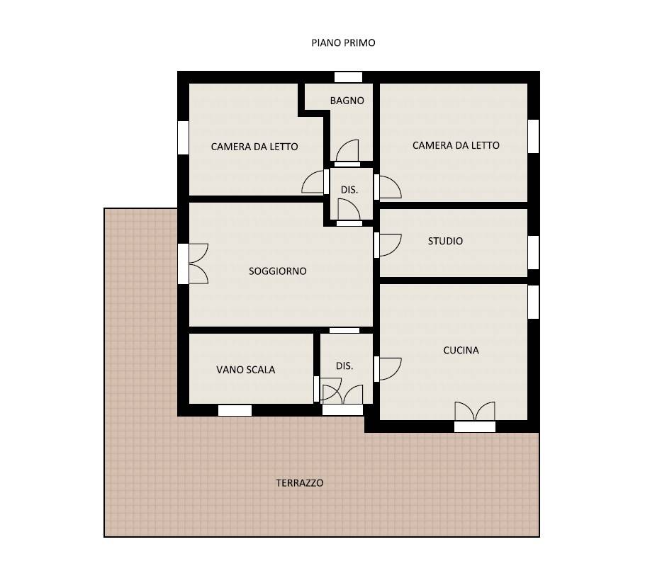 Immagine 49 di Casa semindipendente in vendita  in Via Villa De Luca 12 a Bellante