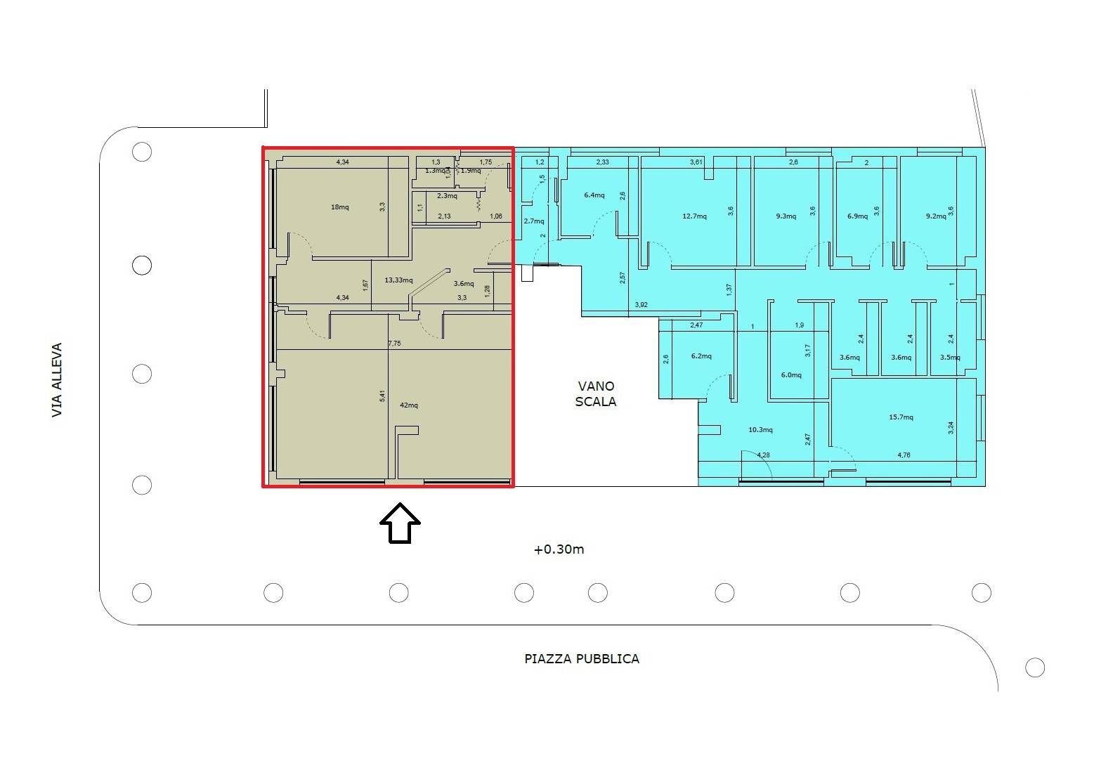 Immagine 15 di Ufficio in vendita  in Via Ippolito Nievo 37 a Giulianova