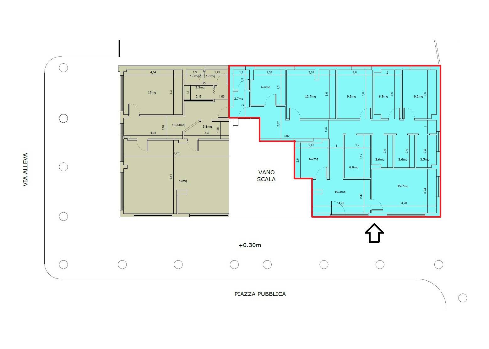 Immagine 28 di Ufficio in vendita  in Via Ippolito Nievo 37 a Giulianova