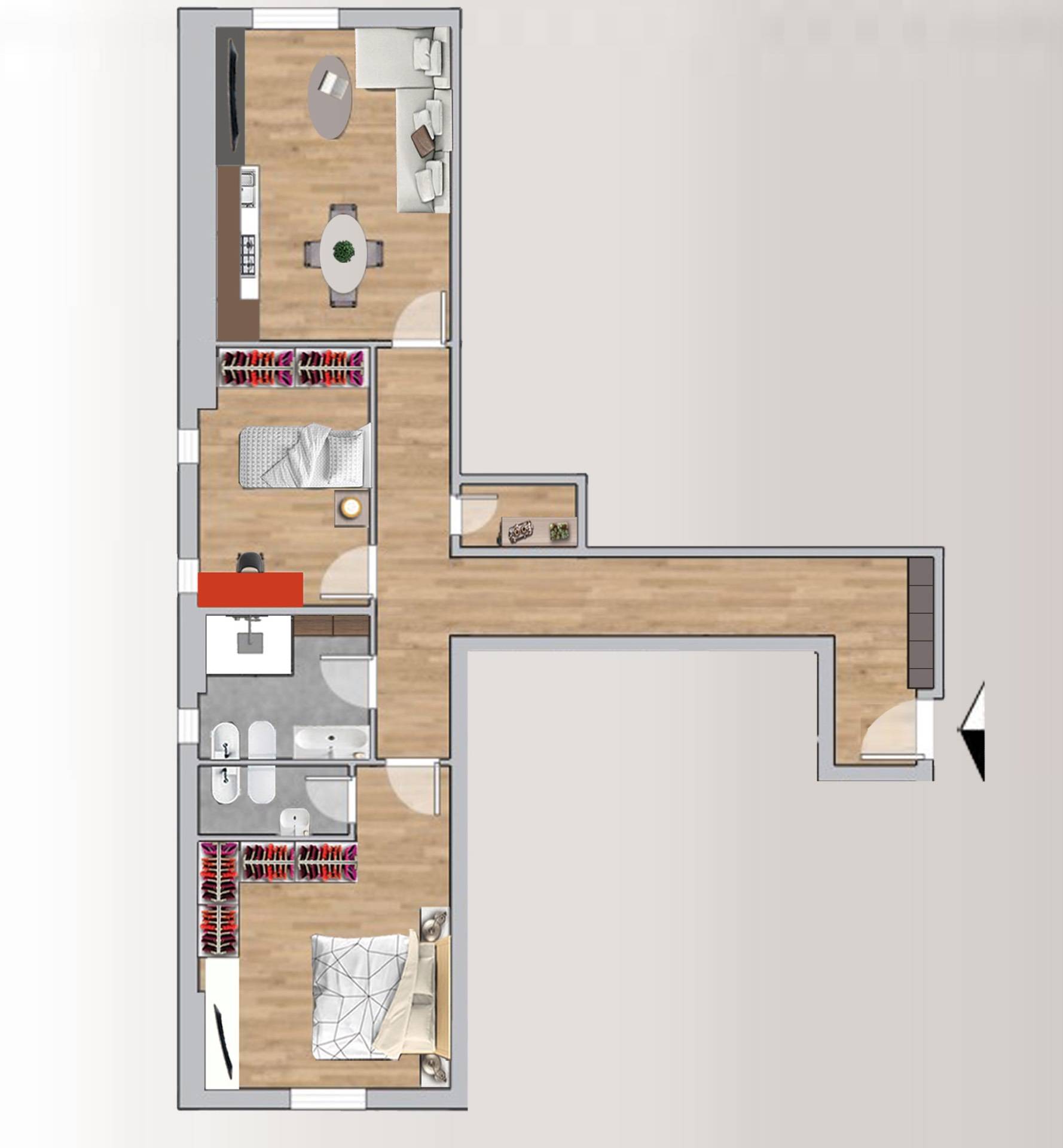 Immagine 22 di Appartamento in vendita  in Viale Eleonora Duse 52 a Firenze