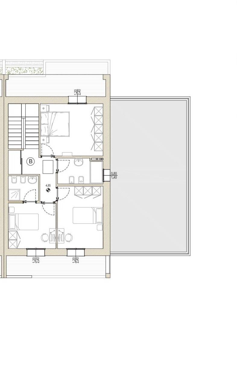 Immagine 21 di Villetta a schiera in vendita  in via dei tessitori 121 a Calenzano
