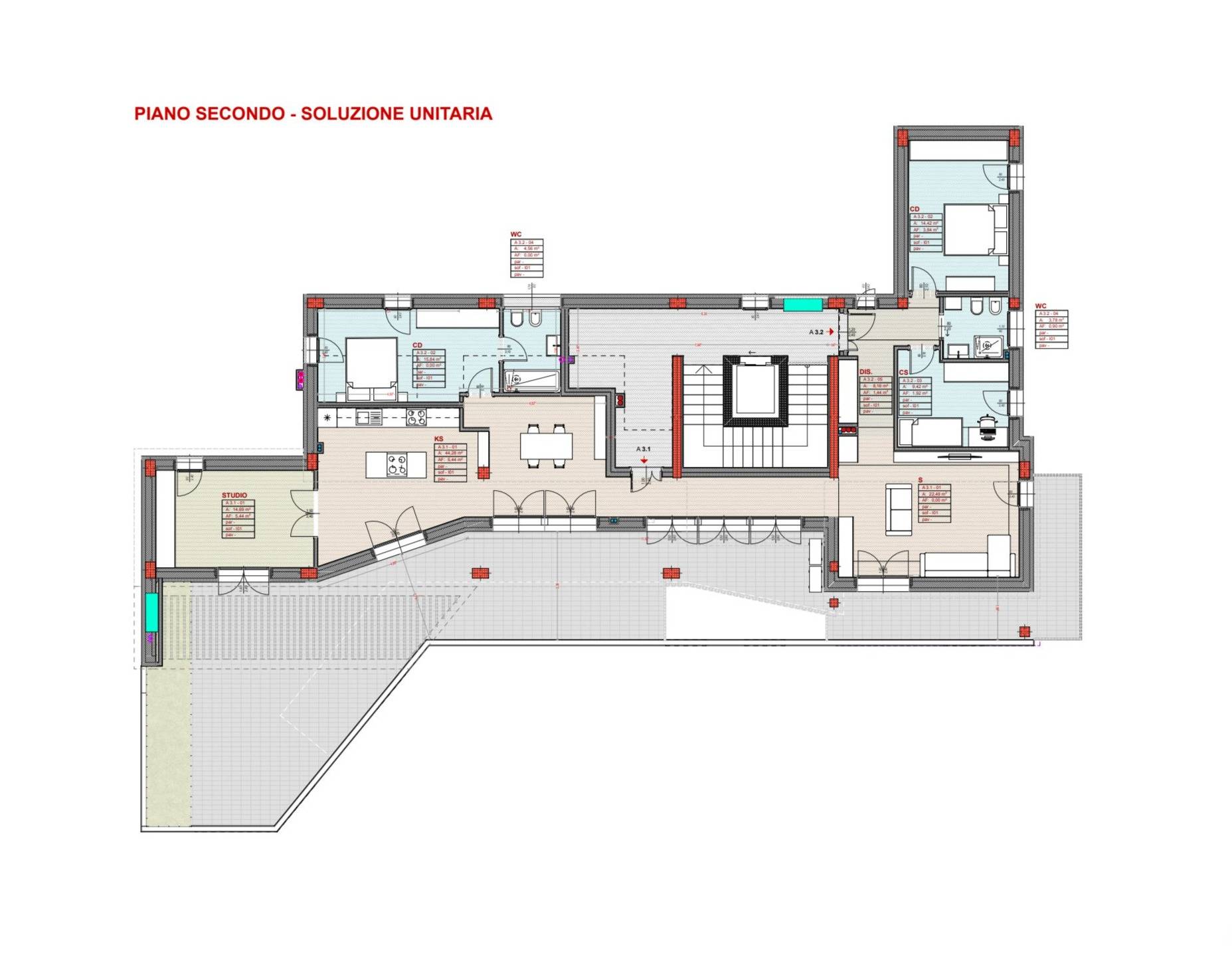 Immagine 30 di Attico in vendita  in via spinello aretino a Bagno A Ripoli
