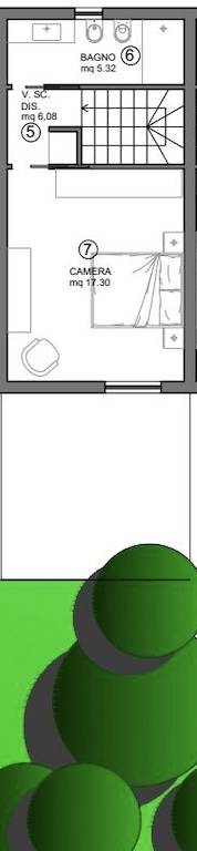 Immagine 25 di Villetta a schiera in vendita  in coffia a Pratovecchio Stia