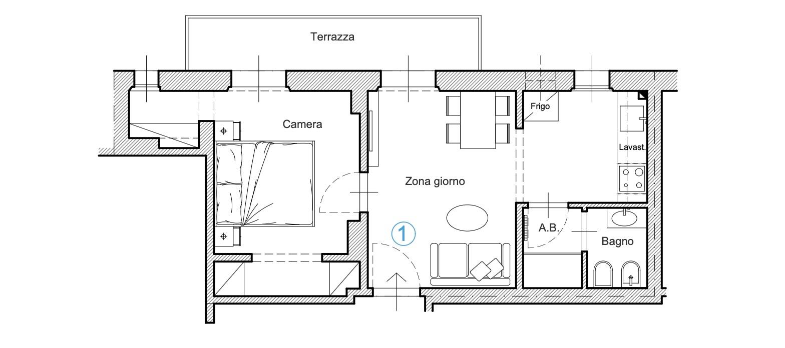 Immagine 21 di Appartamento in vendita  in Via cassia 11 a Firenze