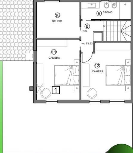 Immagine 22 di Villetta a schiera in vendita  in coffia a Pratovecchio Stia