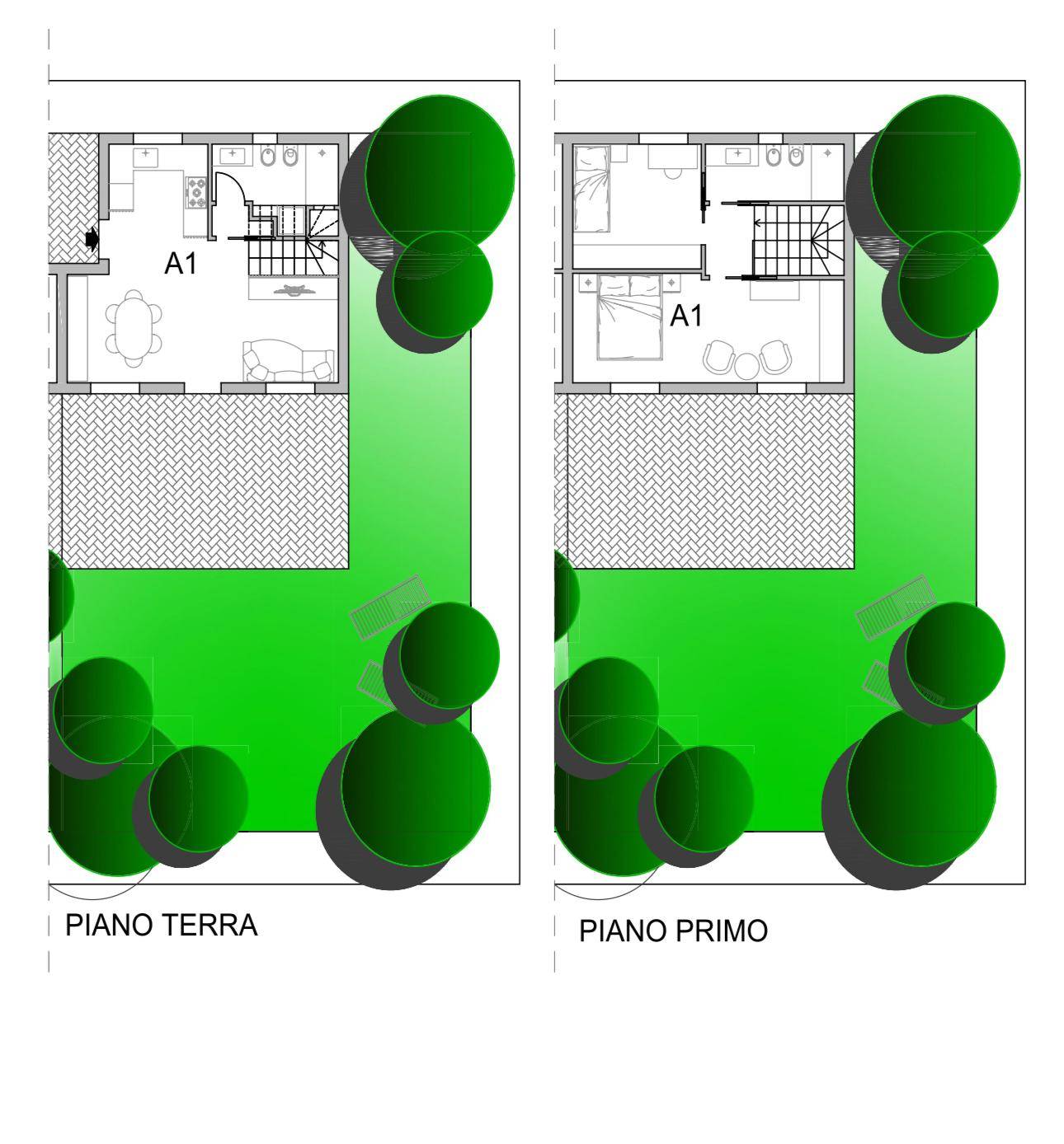 Immagine 21 di Villetta a schiera in vendita  in coffia a Pratovecchio Stia
