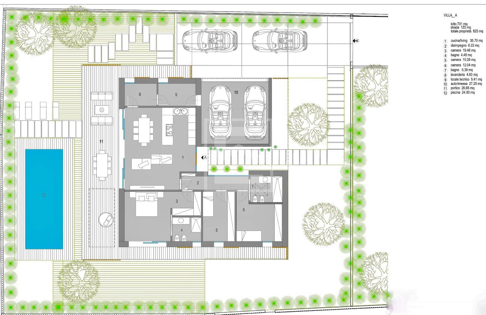 Immagine 20 di Villa in vendita  in Via Tobruch a Desenzano Del Garda