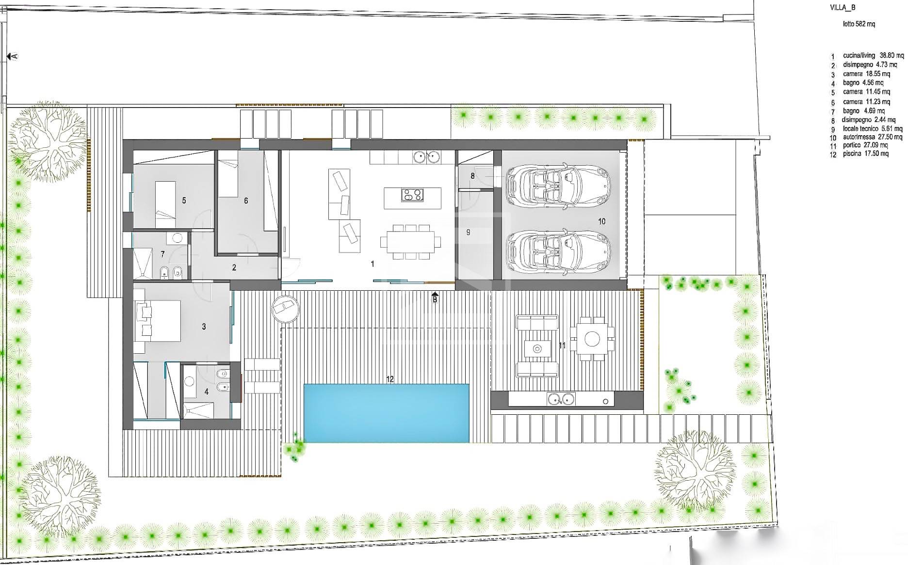 Immagine 19 di Villa in vendita  in Via Tobruch a Desenzano Del Garda