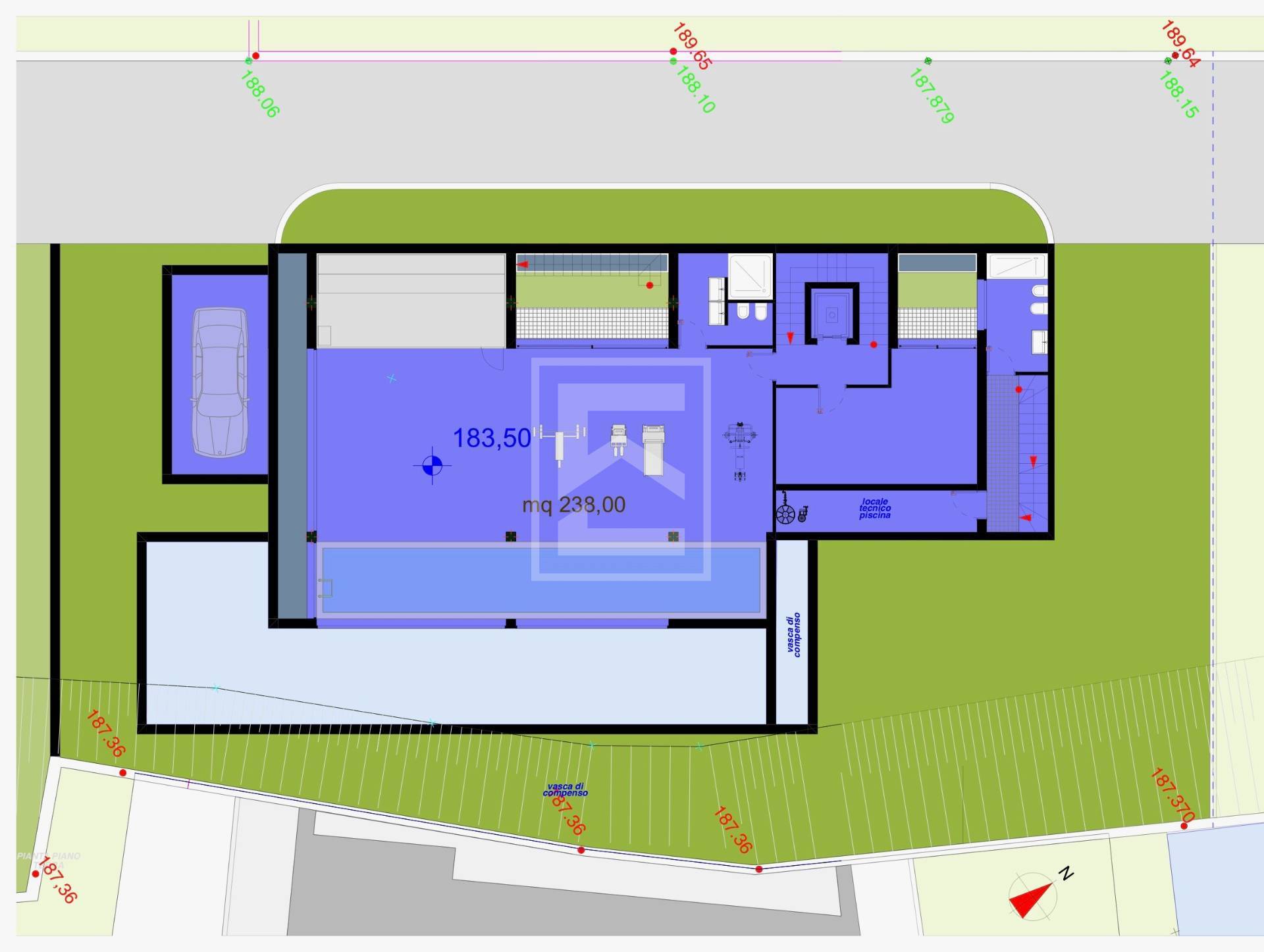 Immagine 27 di Villa in vendita  in via Ronchi a Padenghe Sul Garda