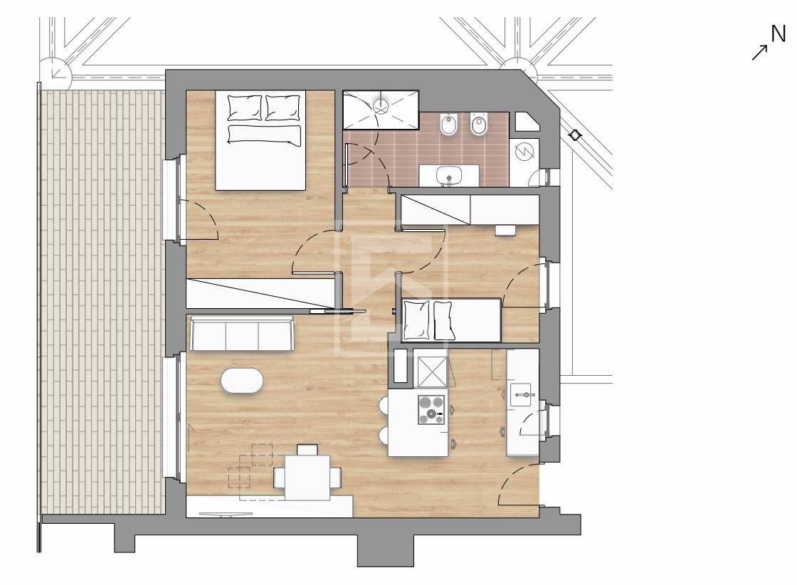 Immagine 29 di Appartamento in vendita  in Via al Vittoriale 11 a Gardone Riviera