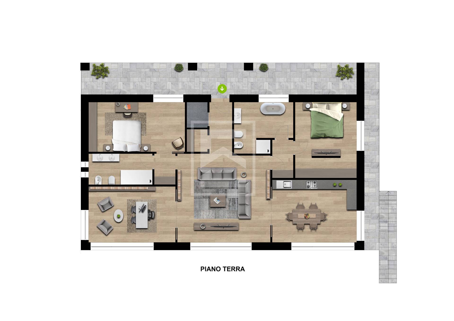 Immagine 40 di Villa in vendita  in Via dei Colli 15 a Calvagese Della Riviera