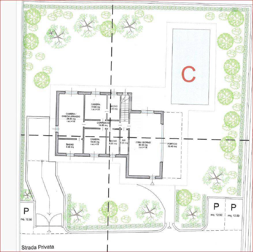 Immagine 11 di Villa in vendita  in via belvedere a Calvagese Della Riviera