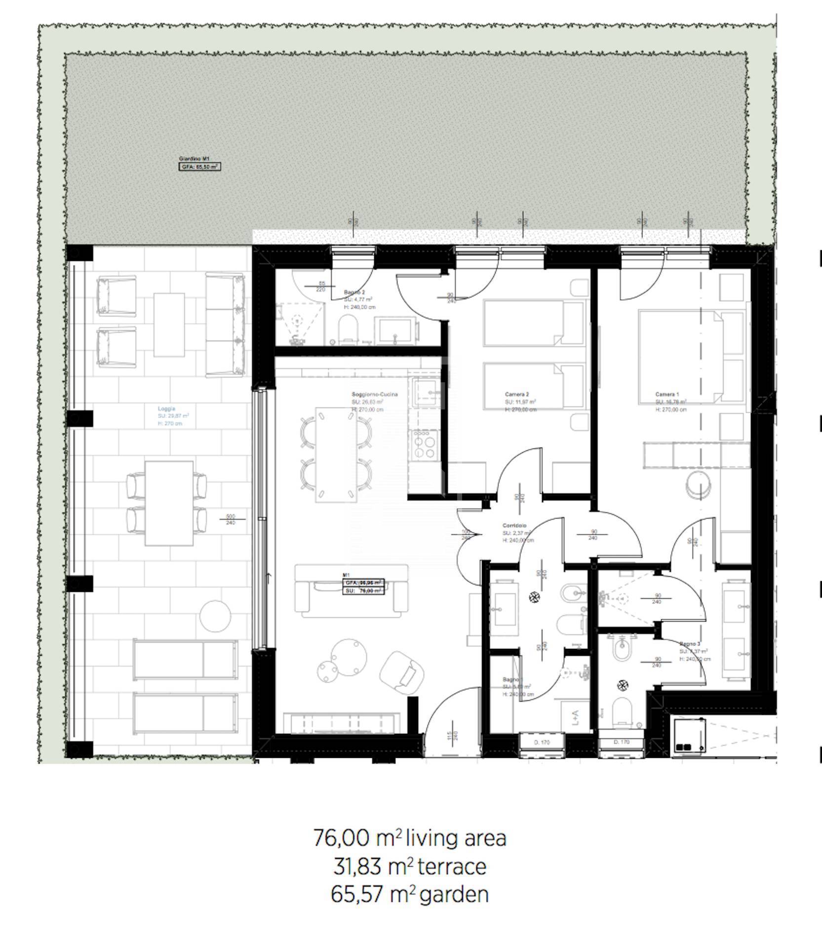 Immagine 22 di Appartamento in vendita  in piazza San Bernardino a Salò