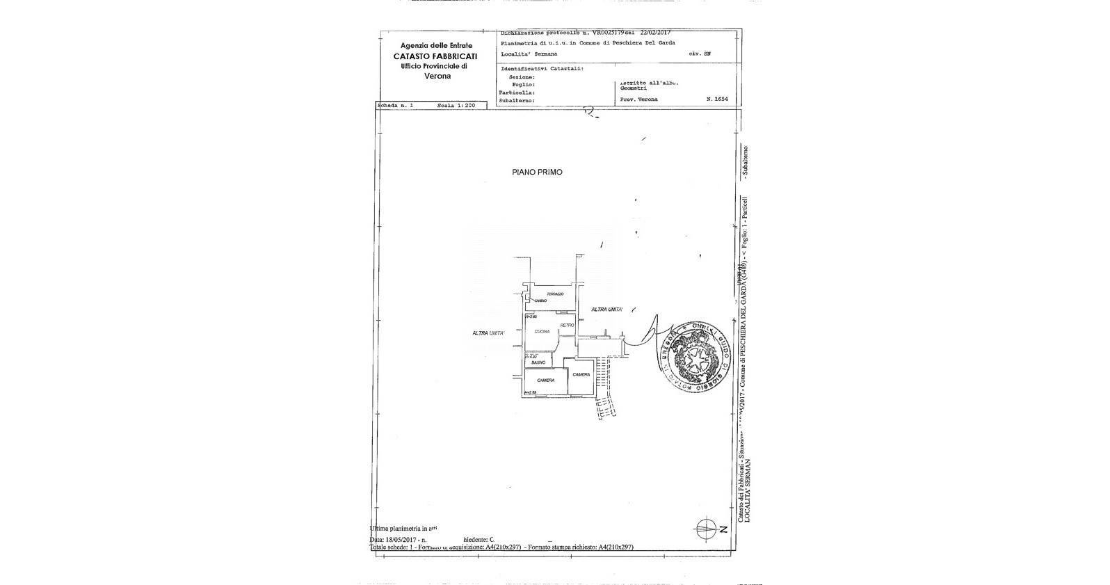 Immagine 36 di Appartamento in vendita  in Località Sermana 1 a Peschiera Del Garda