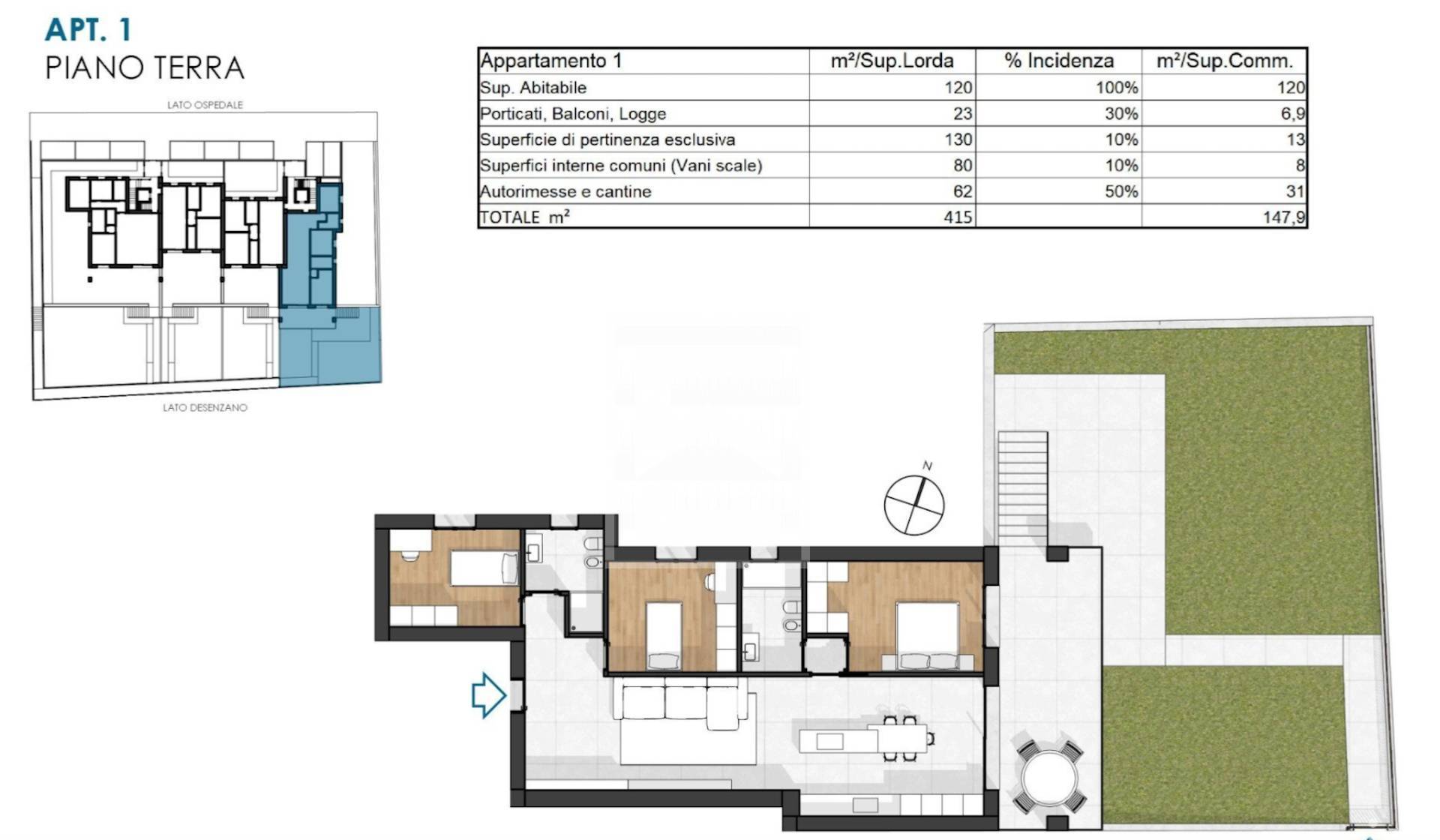 Immagine 17 di Appartamento in vendita  in Via Monte croce a Desenzano Del Garda