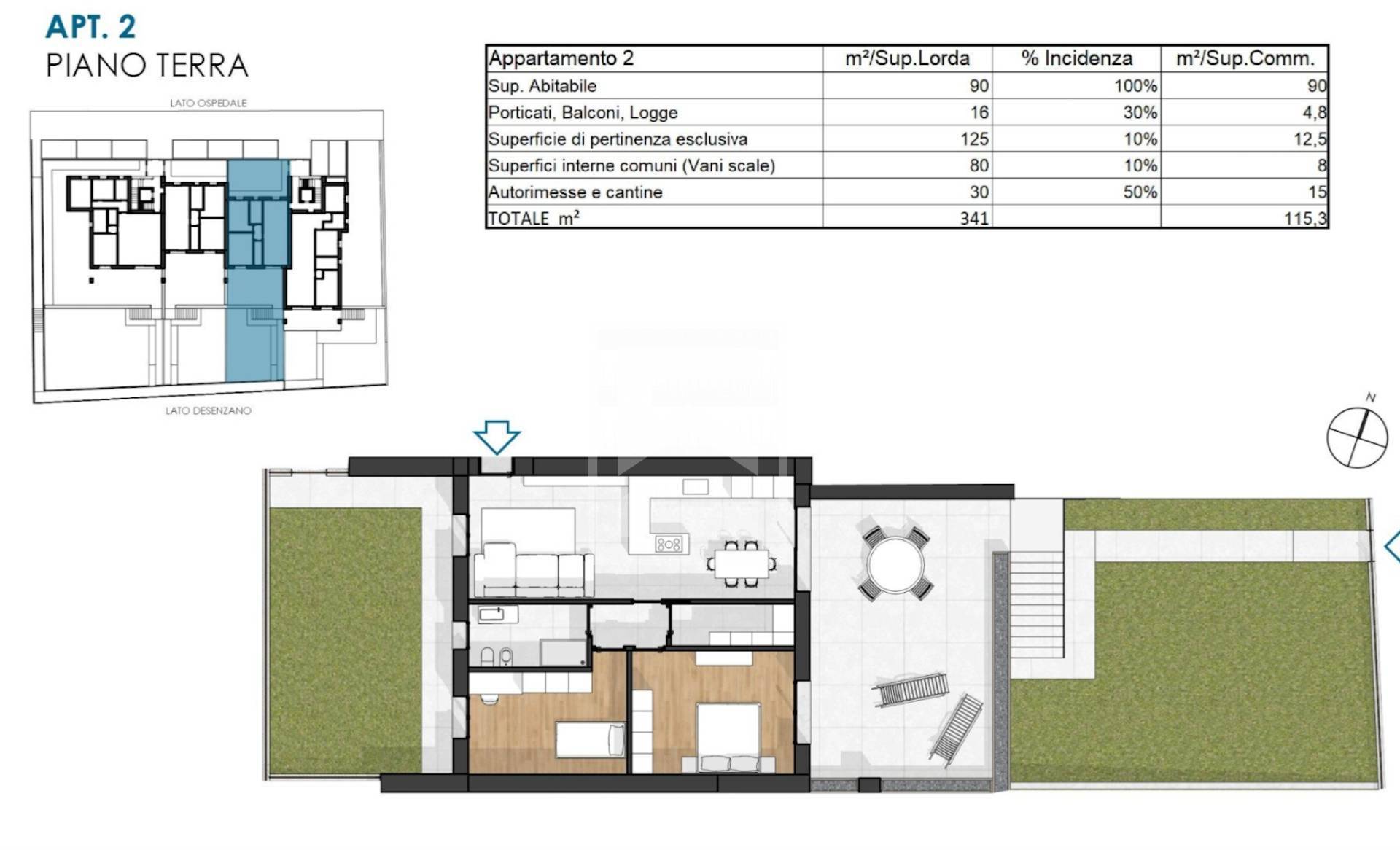 Immagine 17 di Appartamento in vendita  in Via Monte croce a Desenzano Del Garda