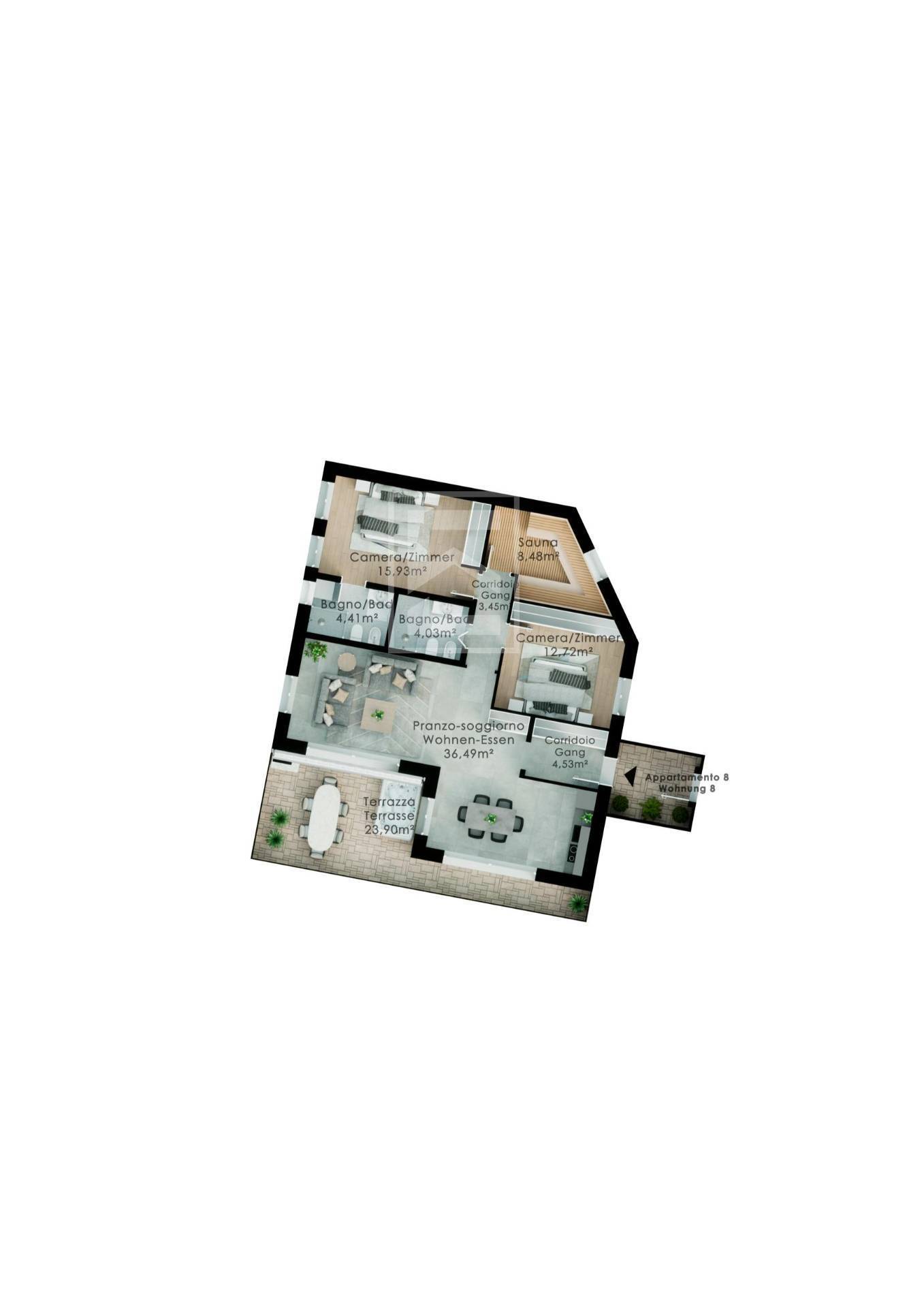 Immagine 14 di Appartamento in vendita  in Via del Fontanone a Gardone Riviera