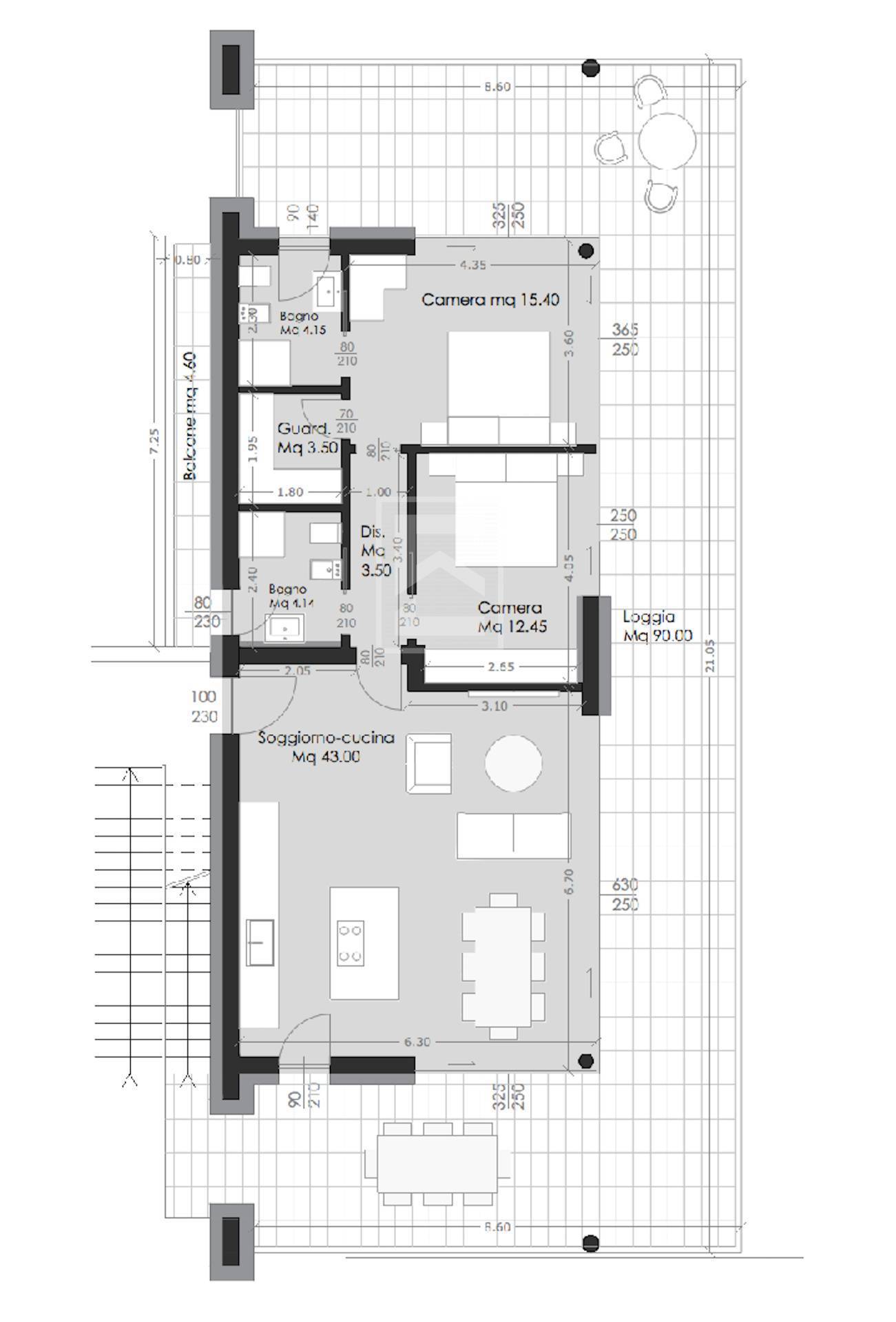 Immagine 34 di Attico in vendita  in via Montemaderno a Toscolano-Maderno