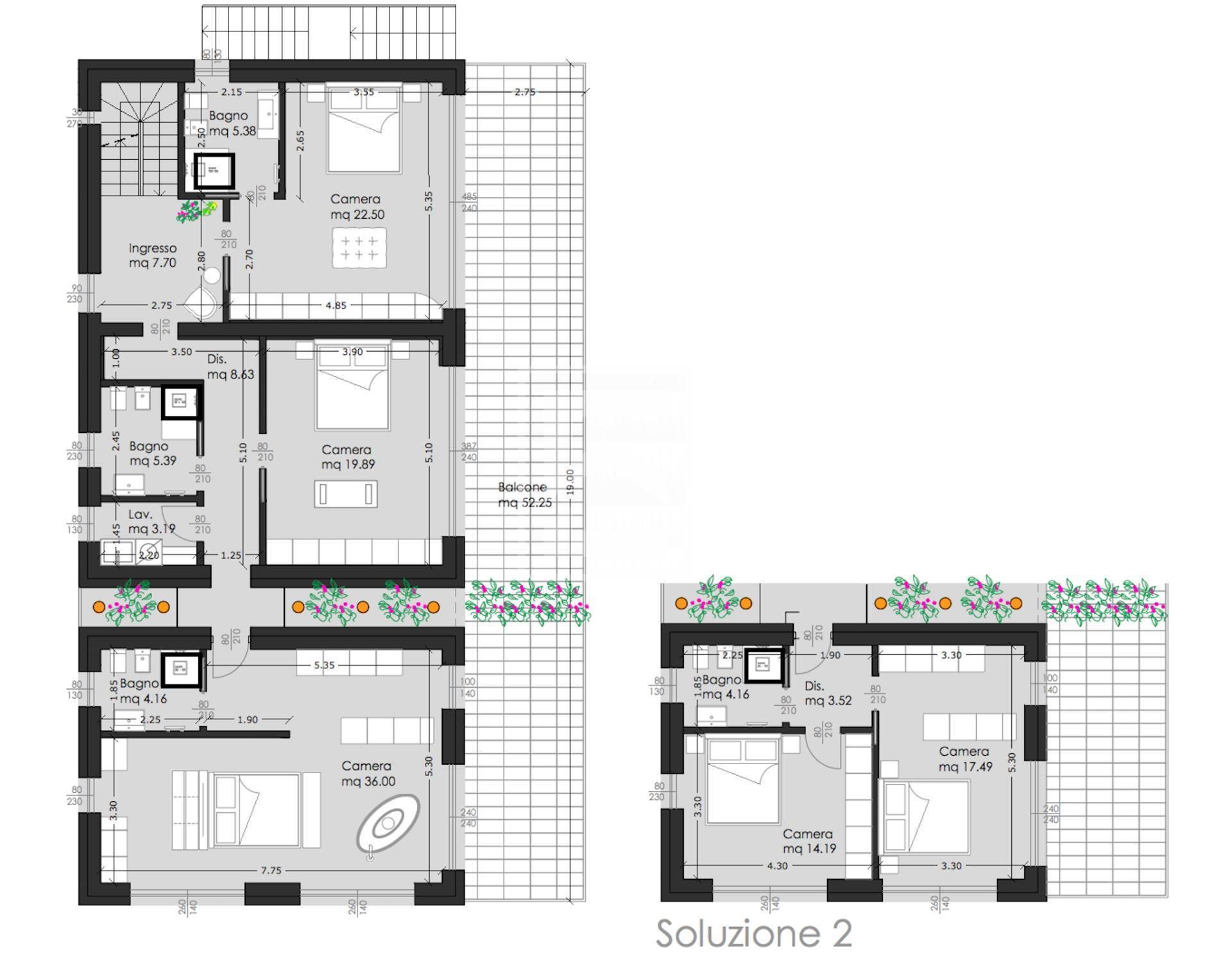 Immagine 35 di Attico in vendita  in via Montemaderno a Toscolano-Maderno