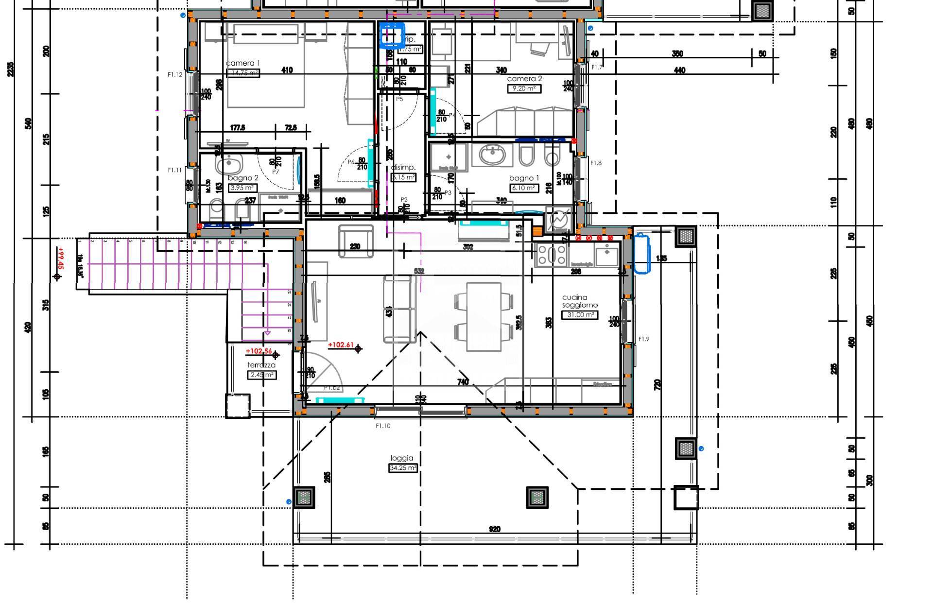 Immagine 34 di Appartamento in vendita  in via del zocco 38 a Calvagese Della Riviera