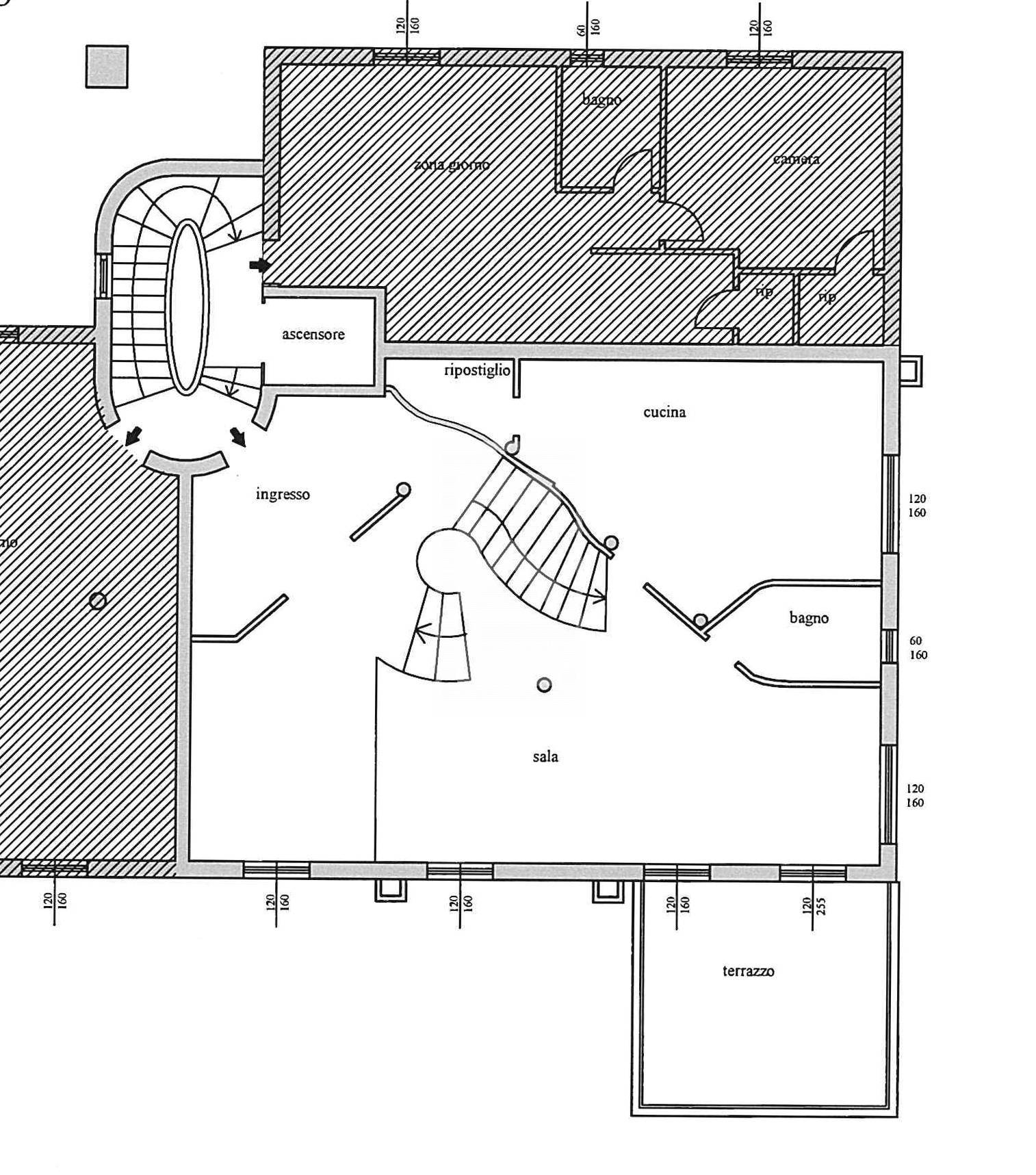 Immagine 57 di Attico in vendita  in Località Brodazzo 1 a Desenzano Del Garda