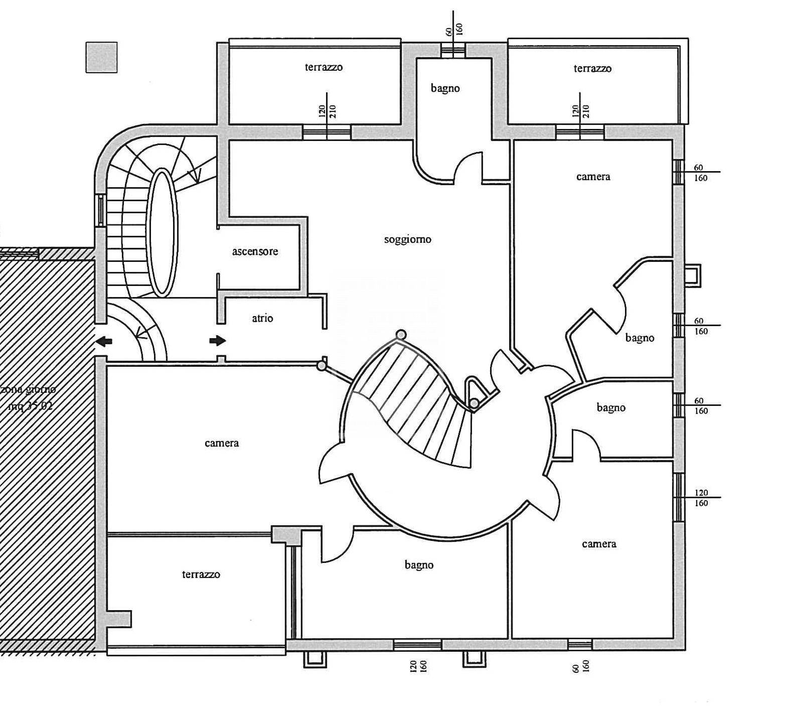 Immagine 58 di Attico in vendita  in Località Brodazzo 1 a Desenzano Del Garda