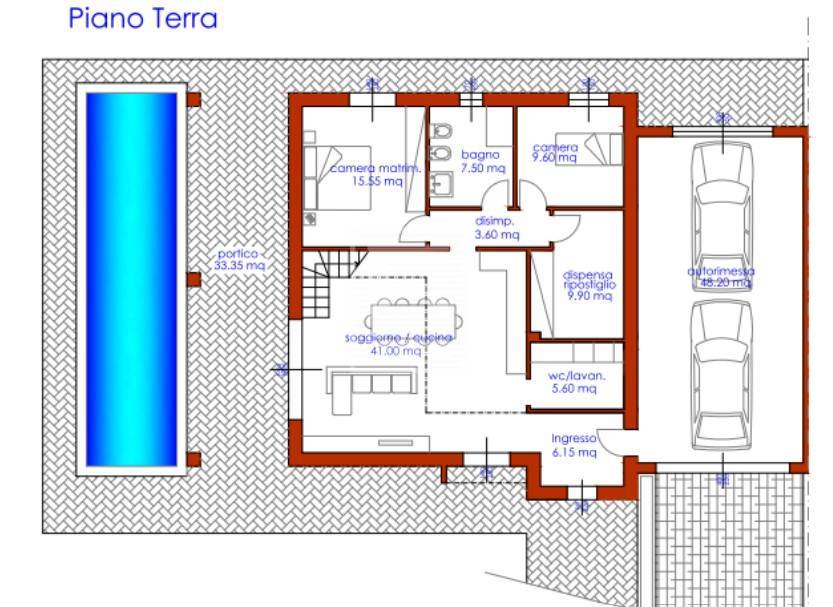 Immagine 14 di Villa in vendita  in Via dei Laghi 4 a Muscoline