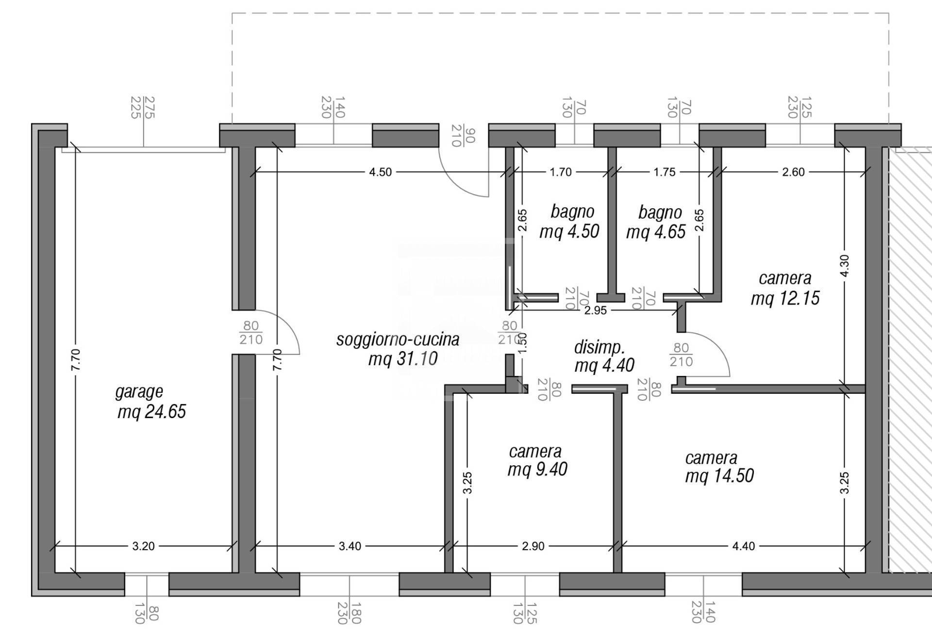 Immagine 15 di Appartamento in vendita  in via panoramica snc a Calvagese Della Riviera