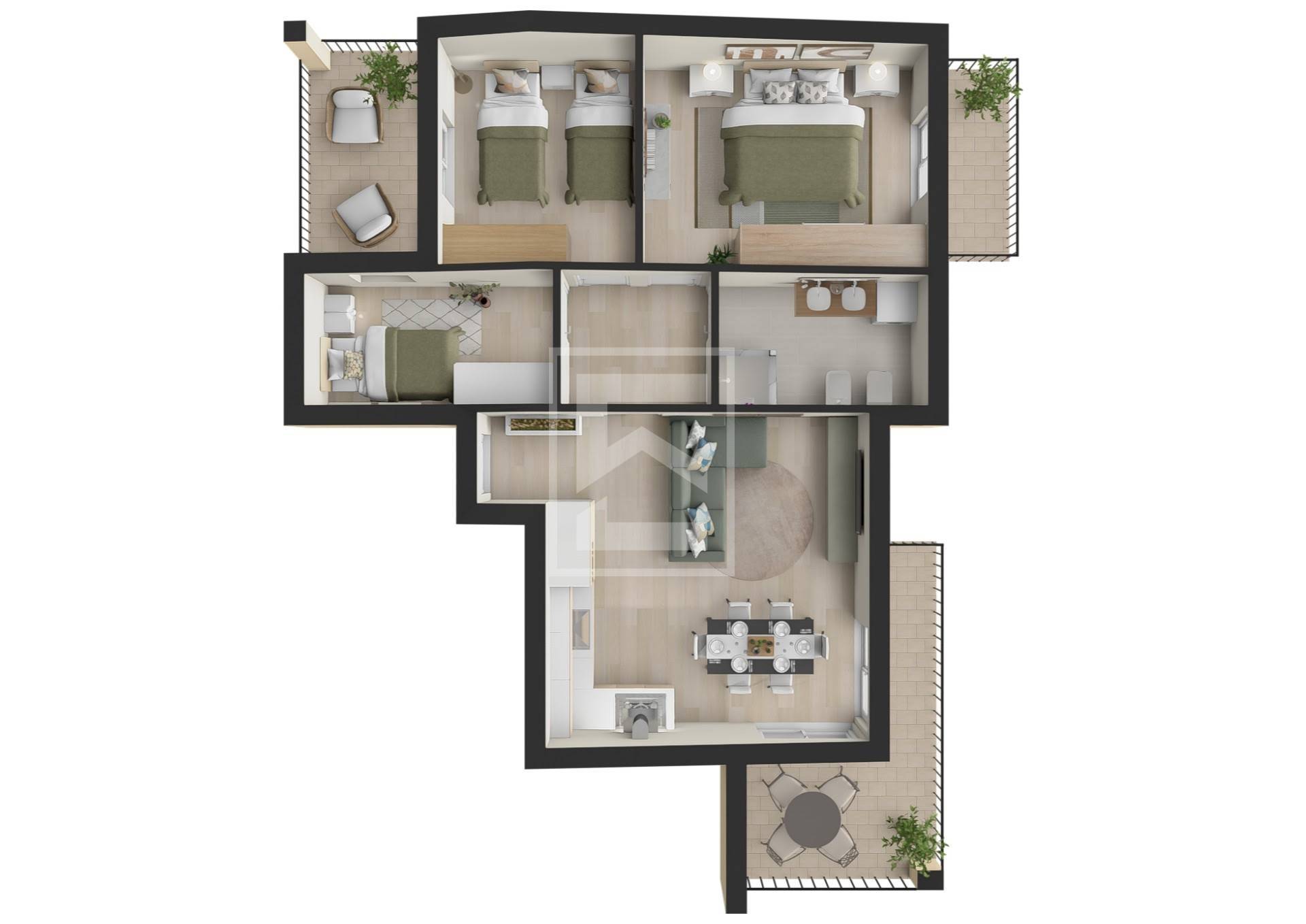 Immagine 27 di Appartamento in vendita  in Via G. Pascoli a Calvagese Della Riviera