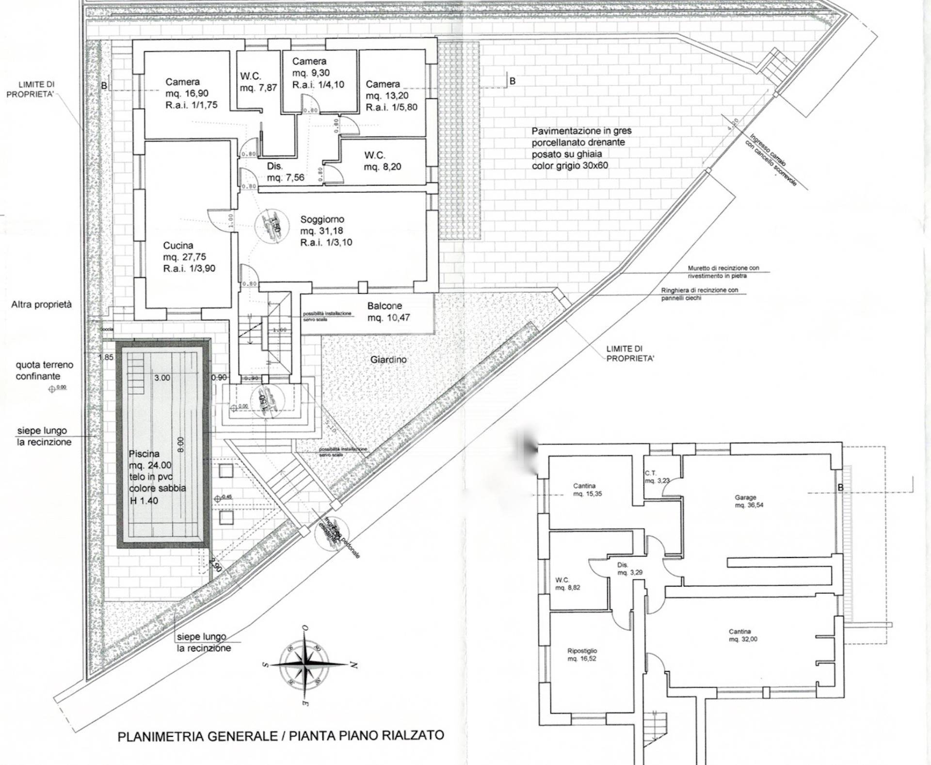 Immagine 34 di Villa in vendita  in via Caporali a Desenzano Del Garda