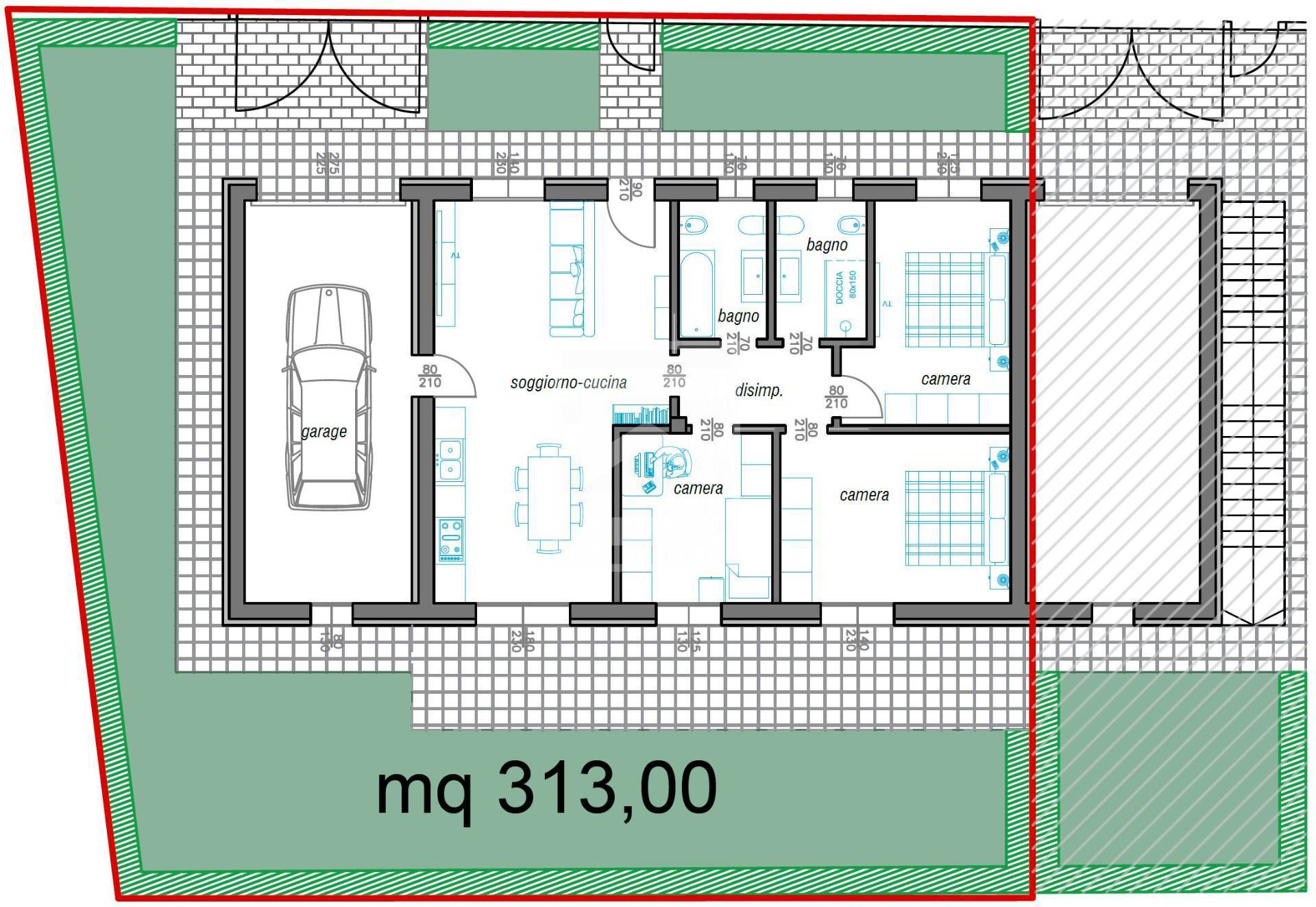 Immagine 25 di Appartamento in vendita  in via panoramica snc a Calvagese Della Riviera