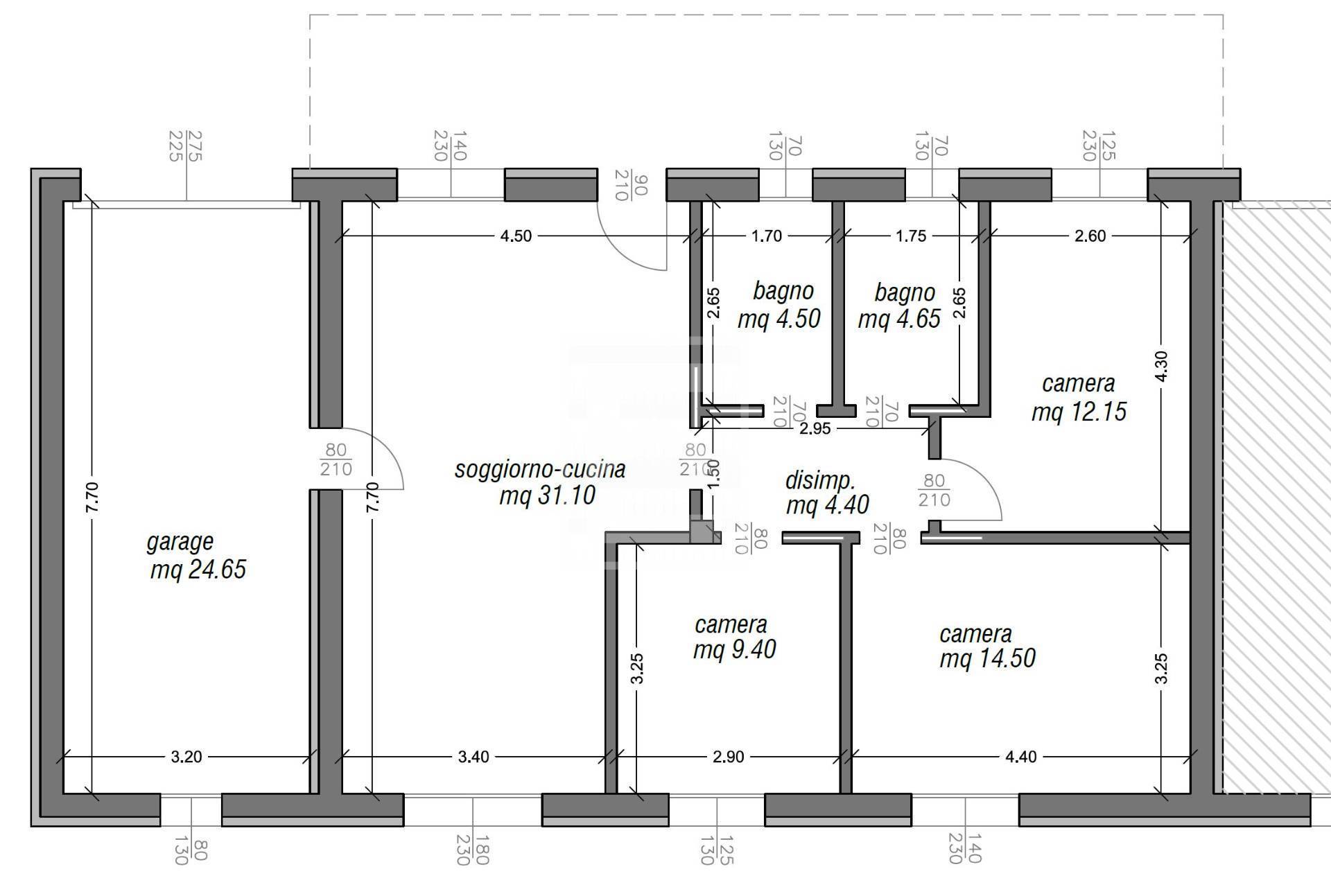 Immagine 26 di Appartamento in vendita  in via panoramica snc a Calvagese Della Riviera