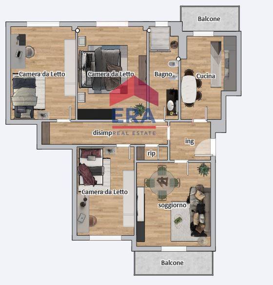 Immagine 20 di Appartamento in vendita  in via Benvenuto Cellini 28 a Corsico