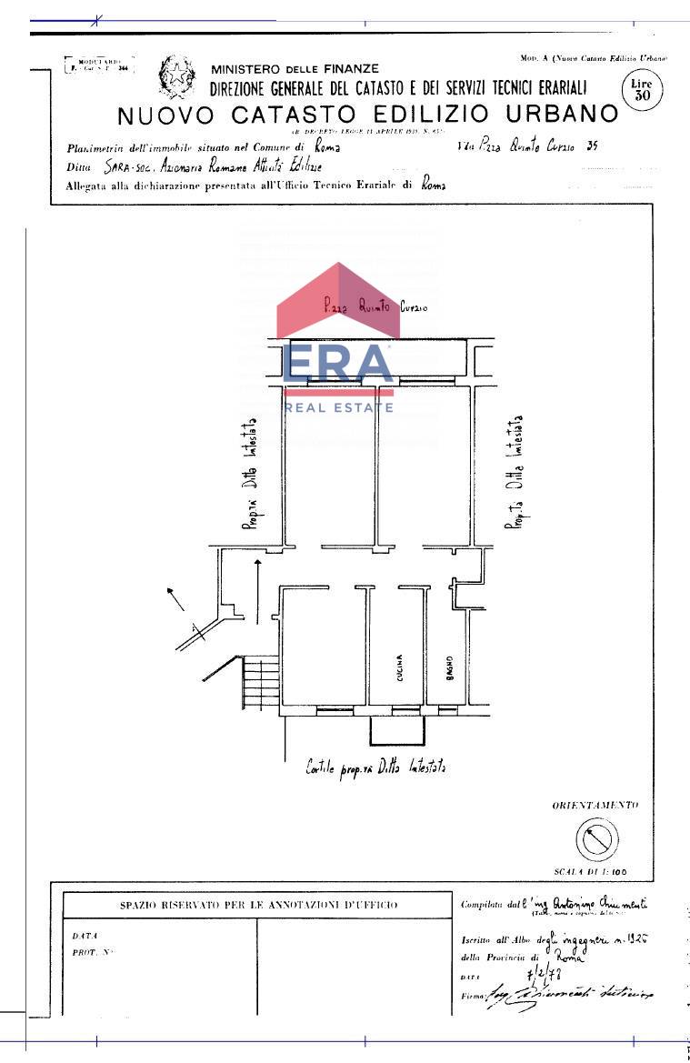 Immagine 20 di Appartamento in vendita  in Piazza Curzio Quinto 35 a Roma