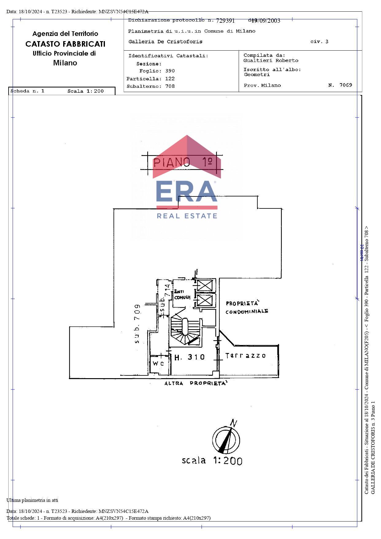Immagine 19 di Appartamento in vendita  in Galleria De Cristoforis 3 a Milano