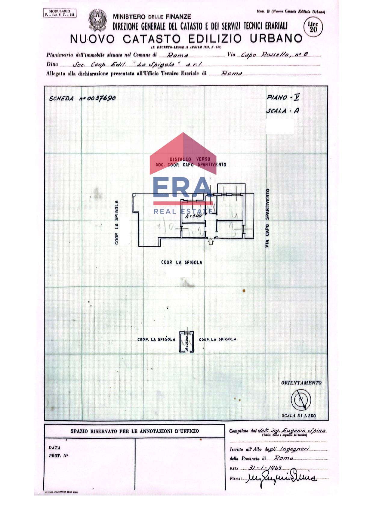 Immagine 22 di Attico in vendita  in Via Capo Rossello 8 a Roma