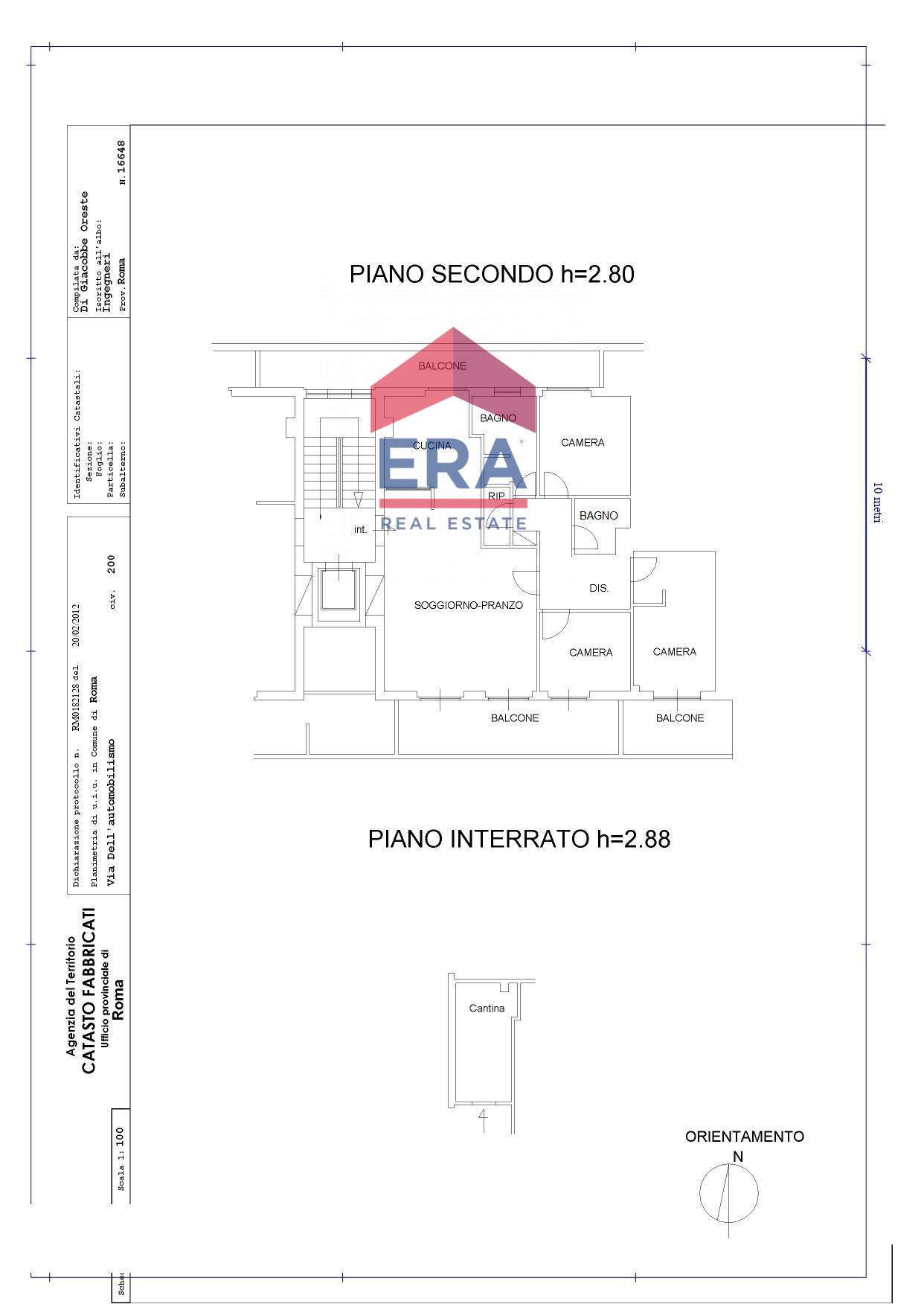 Immagine 27 di Appartamento in vendita  in Via Dell' Automobilismo 200 a Roma