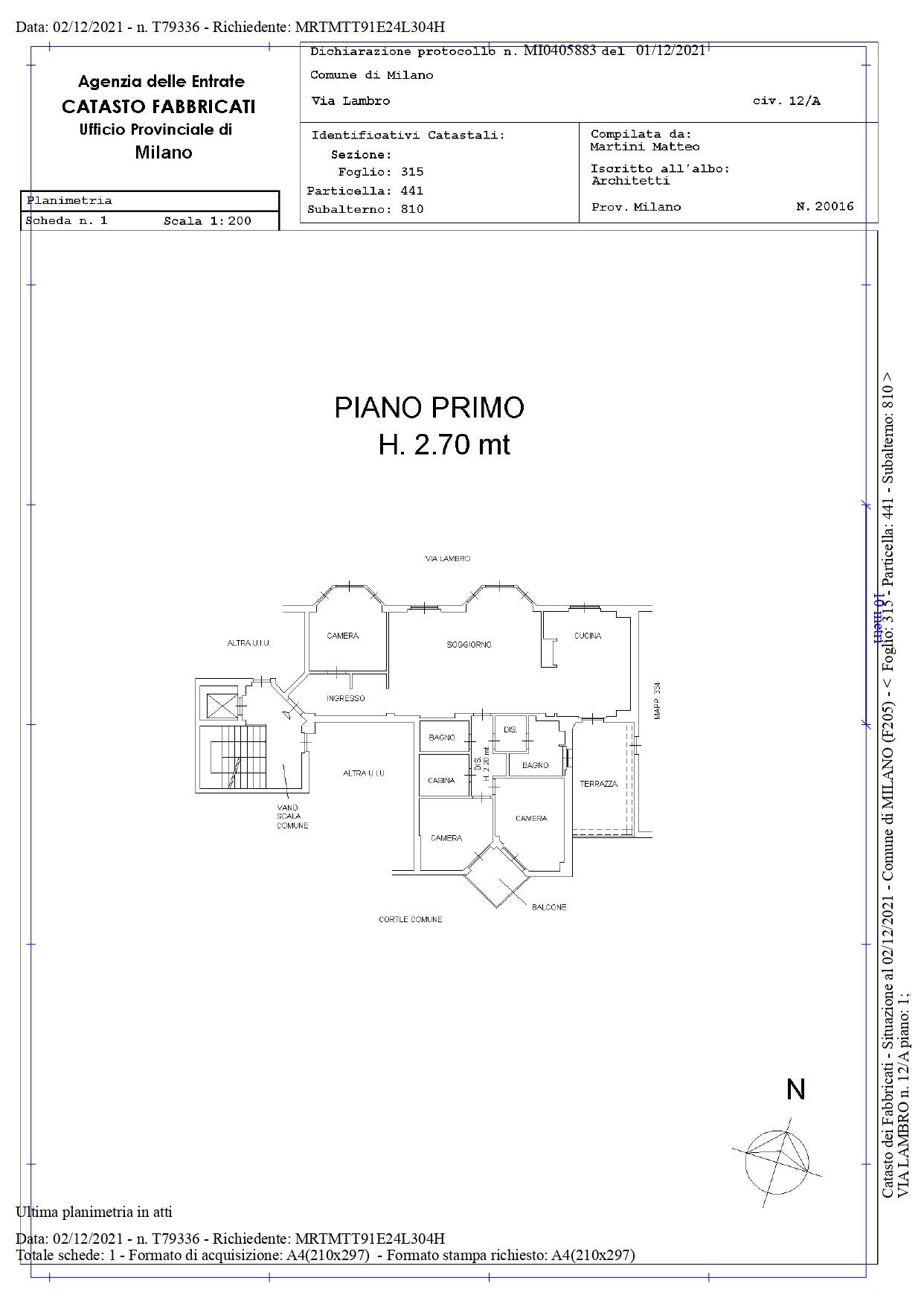 Immagine 22 di Appartamento in affitto  in Via Lambro 12/A a Milano