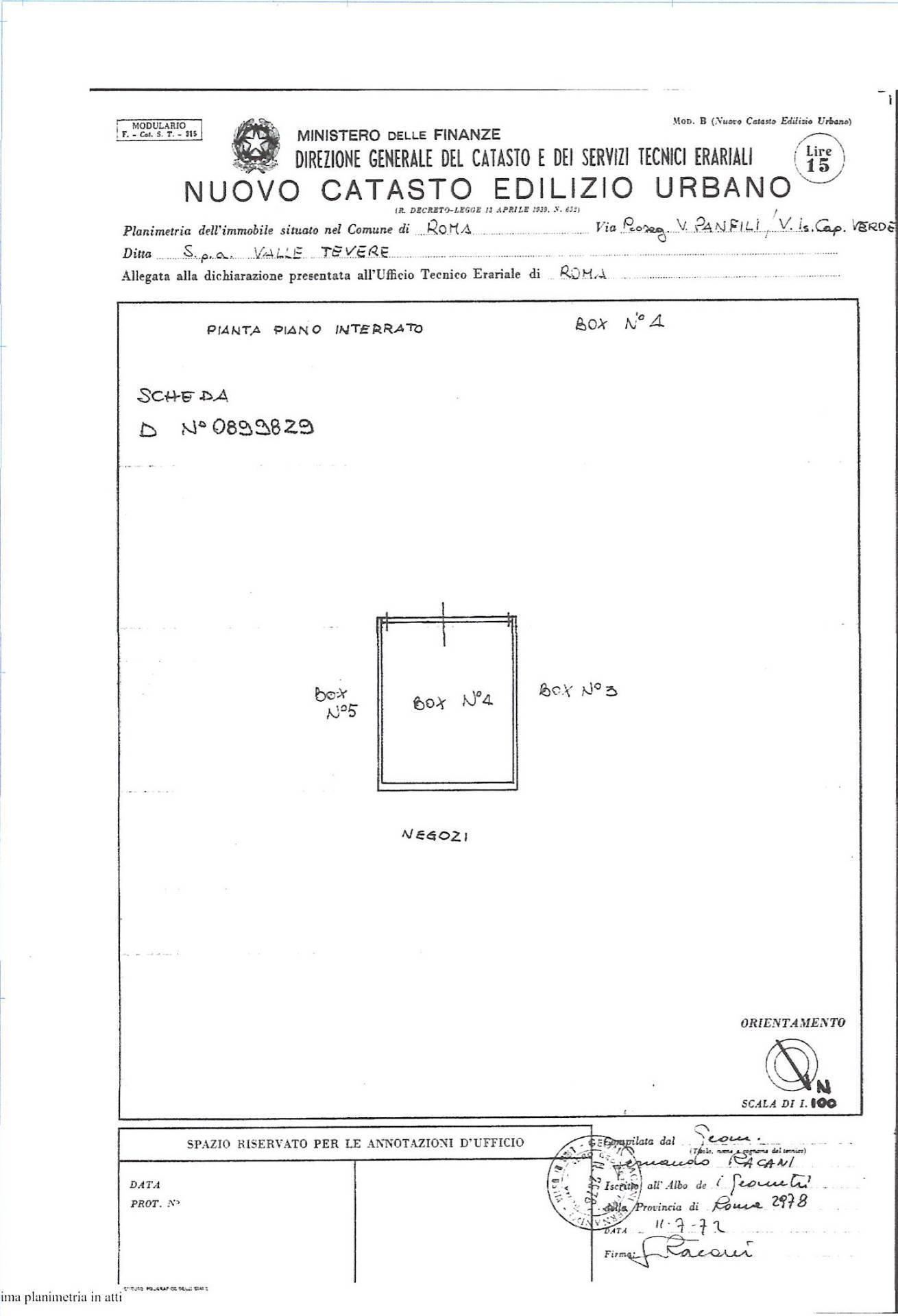Immagine 52 di Appartamento in vendita  in Via Polinesia 5 a Roma